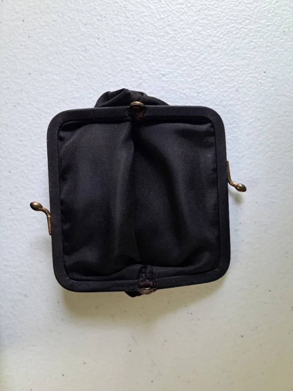 Vintage Guild House Boston Black Velvet Evening Bag (1950s–60s)